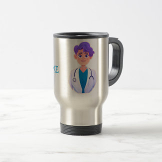 Custom Dr. (Ihr Name) PhD Abschluss Kaffeemaschine Reisebecher