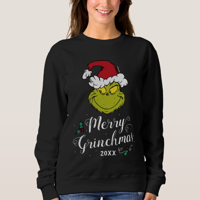 Custom Dr. Seuss | Merry Grinchmas Sweatshirt (Vorderseite)