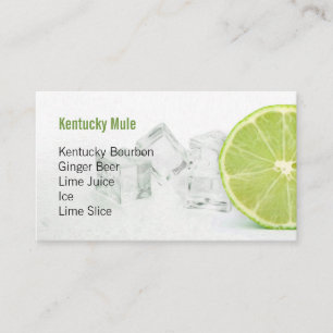 Custom Drink Order Card - Limon Visitenkarte