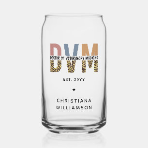 Custom DVM Doctor of Veterinary Medicine Gifts Dosenglas