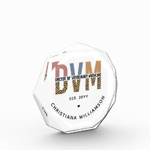 Custom DVM Doctor of Veterinary Medicine Gifts Fotoblock