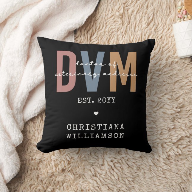 Custom DVM Doctor of Veterinary Medicine Gifts  Kissen (Decke)