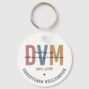 Custom DVM Doctor of Veterinary Medicine Gifts Schlüsselanhänger