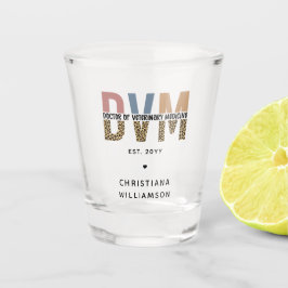 Custom DVM Doctor of Veterinary Medicine Gifts Schnapsglas