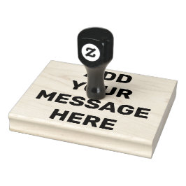 CUSTOM EIGENE Personalisierte Botschaft - Verkauf  Gummistempel