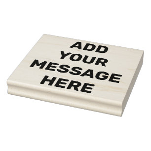 CUSTOM EIGENE Personalisierte Botschaft - Verkauf Gummistempel