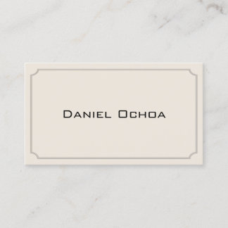 CUSTOM Einfache Border Business Card Visitenkarte