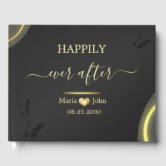 Custom Elegant Wedding Guest Book Gästebuch