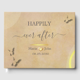 Custom Elegant Wedding Guest Book Gästebuch