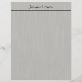 Custom Elegante Gray Business Stationery