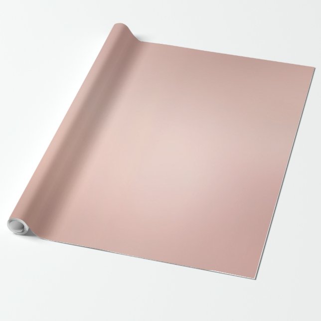 Custom Elegante Rose Gold Extra Grosses Glossy Ges Geschenkpapier (Ungerollt)
