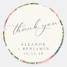 Custom Elegante Watercolor Floral Wedding Vielen D