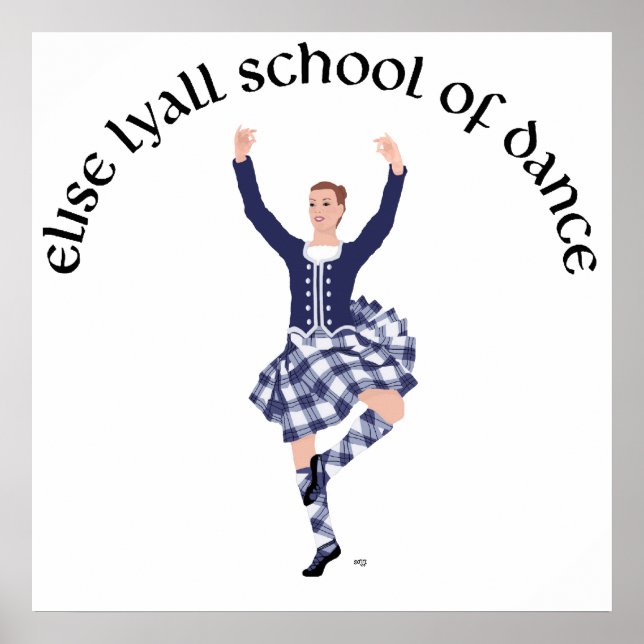CUSTOM Elise Lyall School of Dance Poster (Vorne)