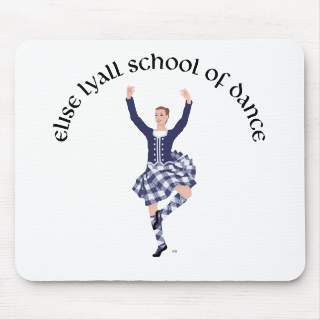 CUSTOM Elise Lyall Tanzschule Mousepad (Vorne)