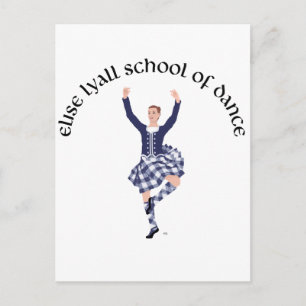 CUSTOM Elise Lyall Tanzschule Postkarte