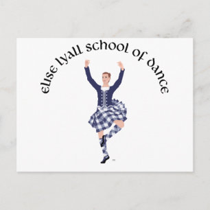 CUSTOM Elise Lyall Tanzschule Postkarte