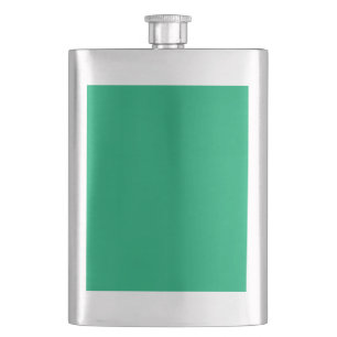 Custom Emerald Green Classic Flask Flachmann