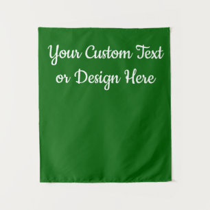 Custom Emerald Green Personalisiert Brautparty Wandteppich