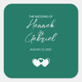 Custom Emerald Green Stickers