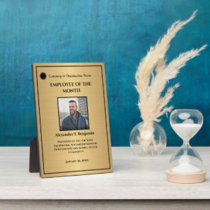 Custom Employee Awards Plaque Foto Personalize Fotoplatte