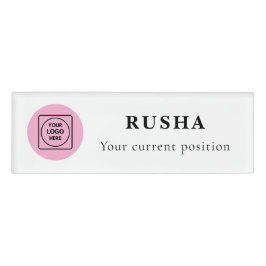 Custom Employee Logo Identity Tag nametags Namenschild