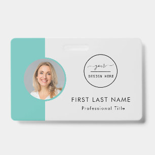 Custom Employee - Photo, Logo, Name ID Badge Ausweis