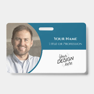Custom Employee, Photo, Name, Title, Logo, Barcode Ausweis