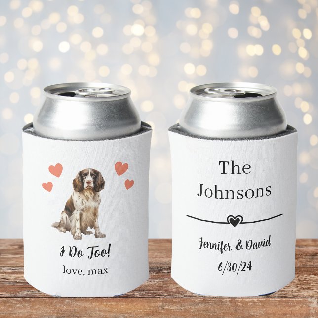 Custom English Spanel Pet Wedding Can Cooler Dosenkühler (Von Creator hochgeladen)