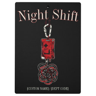 Custom ER Nurse Mom Tactical IV Lifeline Medical C Klemmbrett