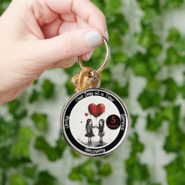 Custom Erholung Meilenstein-Geschenk Schlüsselanhänger