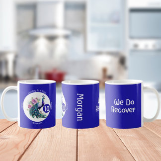 Custom Erholung Meilenstein-Geschenk | Sobriety To Kaffeetasse