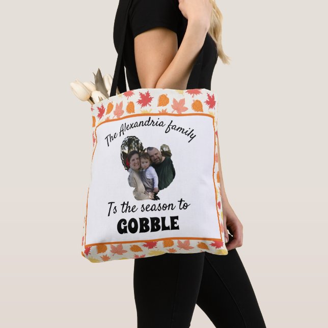 Custom Erntedank Truthahn Foto Saison zu gobben (Von Nahem)