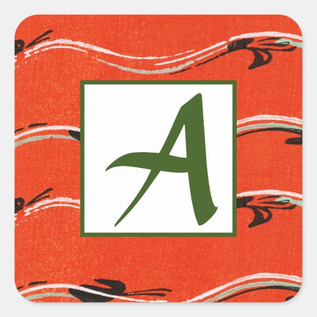 CUSTOM ERSTE ROTE UMSCHLAG AUFKLEBER (Vorderseite)