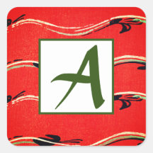 CUSTOM ERSTE ROTE UMSCHLAG AUFKLEBER