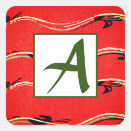 CUSTOM ERSTE ROTE UMSCHLAG AUFKLEBER