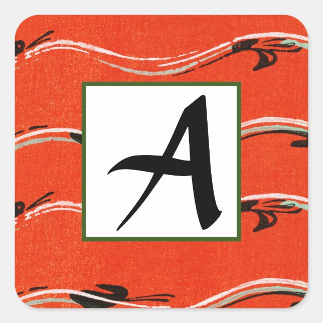 CUSTOM ERSTE ROTE UMSCHLAG AUFKLEBER (Vorderseite)