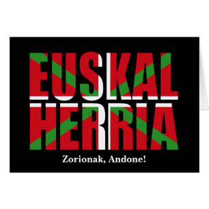 Custom, Euskal Herria bildet baskische Flagge Ikur