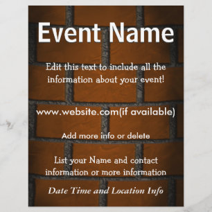 Custom Event Bridge Flyer