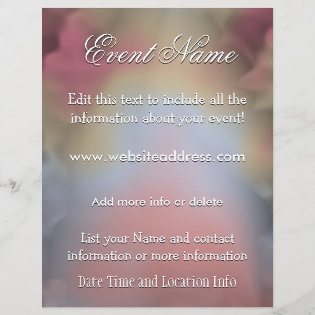 Custom Event Heaven Flyer (Vorne)