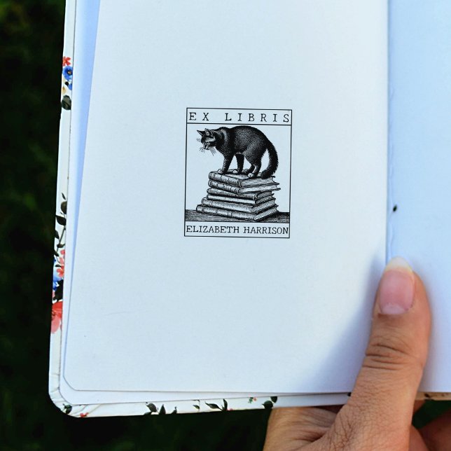 Custom Ex Libris Buchzeichen, Vintages Katalogbuch Gummistempel (Von Creator hochgeladen)
