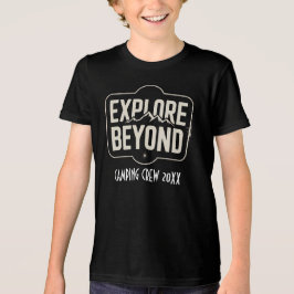 Custom Explore Beyond Camping Crew 2026 Tri-Blend Shirt