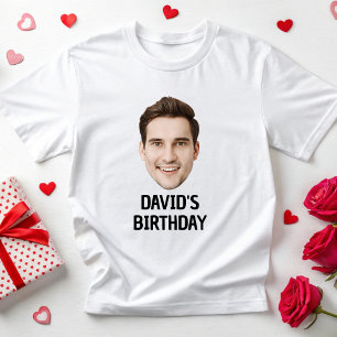 Custom Face 20. 30. 40. 50 Geburtstagsparty Squad T-Shirt