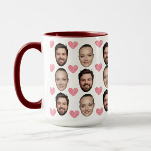 Custom Face Anniversary Gift für Husband Boyfriend Tasse