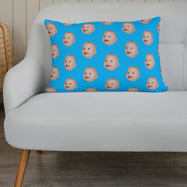 Custom Face Cheerleader Personalize Birthday Photo Kissenbezug (Von Creator hochgeladen)