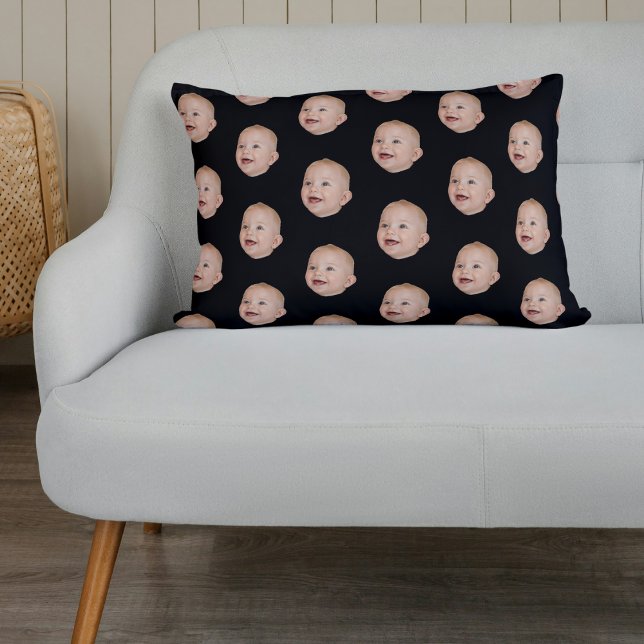 Custom Face Cheerleader Personalize Birthday Photo Kissenbezug (Von Creator hochgeladen)