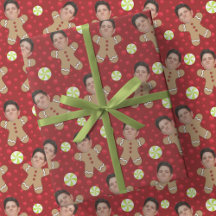 Custom Face Foto Gingerbrot Männer Weihnachten