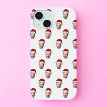 Custom Face Foto Weihnachtsmannmütze Weihnachtsges