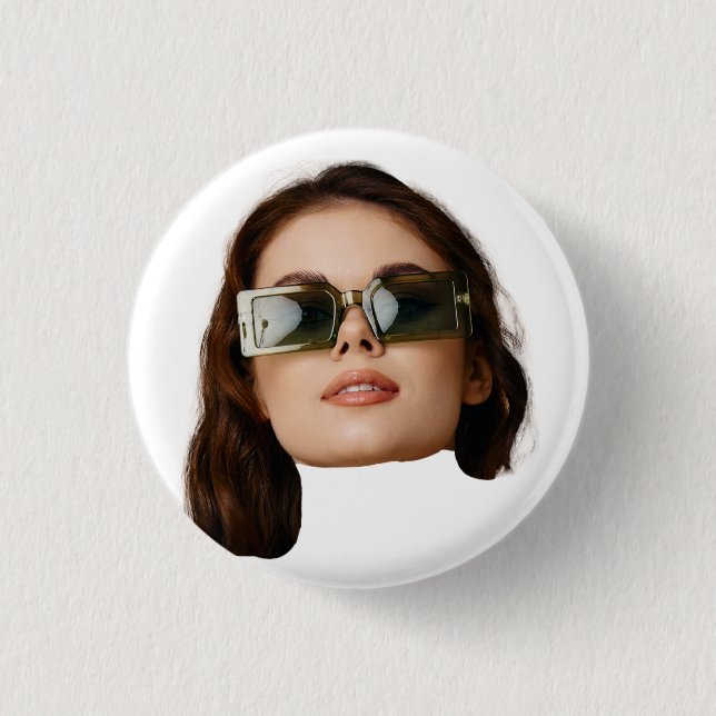 Custom Face Photo Button (Vorderseite)