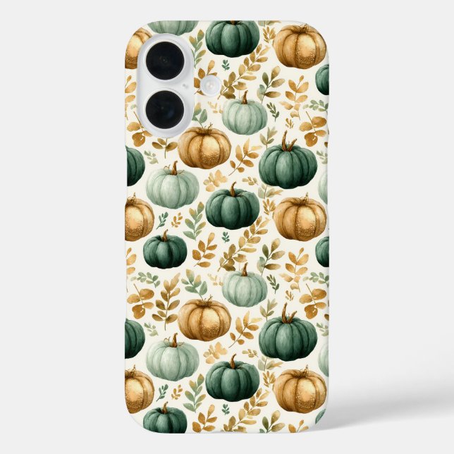 Custom Fall Pumpkin Foto Frame Case-Mate iPhone Hülle (Rückseite)