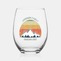 Custom Fall Retreat Sunset Mountain Party